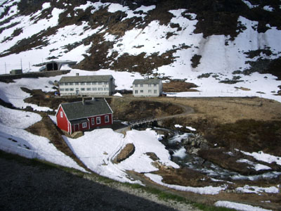 Snow in Norway in June