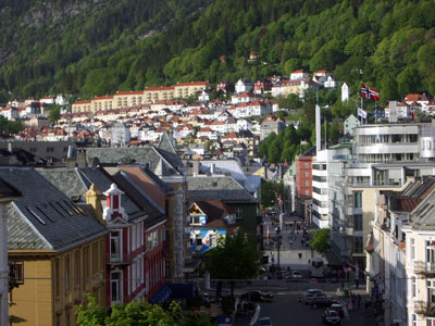 Norway Building against mountain